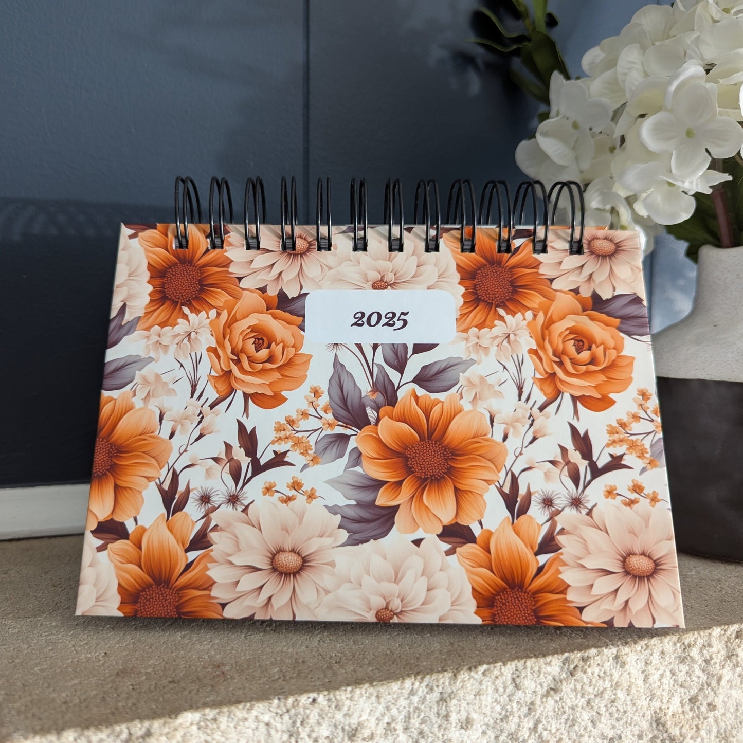 2025 Floral Desk Daily Calendar