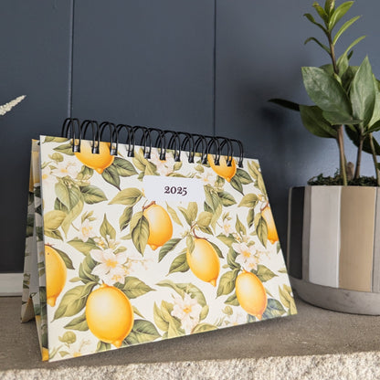 2025 Lemon Desk Daily Calendar