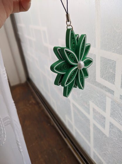 Green Christmas Ornaments-Quilled Ornaments -Handmade