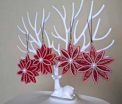 Christmas Ornaments-Quilled Ornaments -Handmade