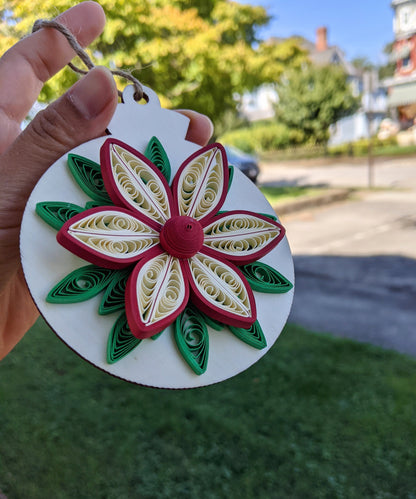 Christmas Quilled Ornaments-Art Paper- Handmade