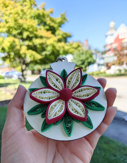 Christmas Quilled Ornaments-Art Paper- Handmade