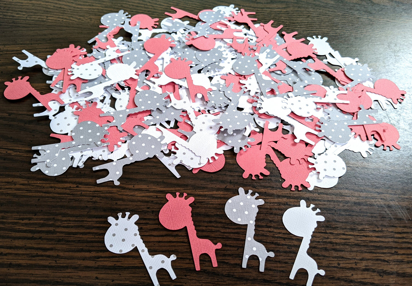 Textured Giraffe Confetti- Party Decor