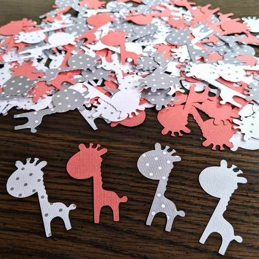 Textured Giraffe Confetti- Party Decor