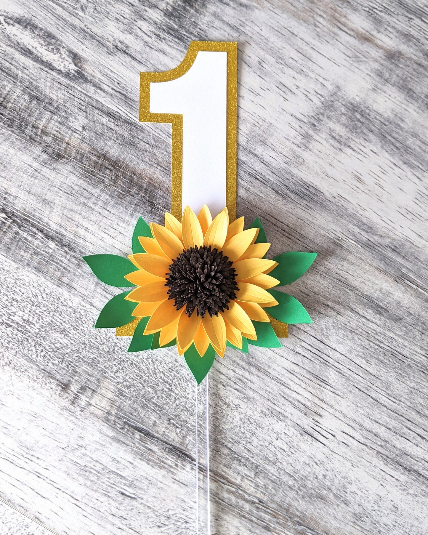 Personalized Sunflower Birthday Banner- Garland-Handmade