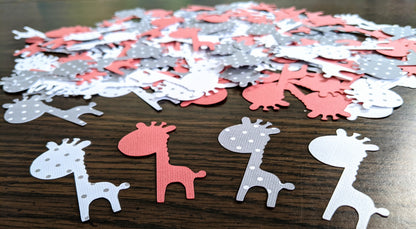 Textured Giraffe Confetti- Party Decor