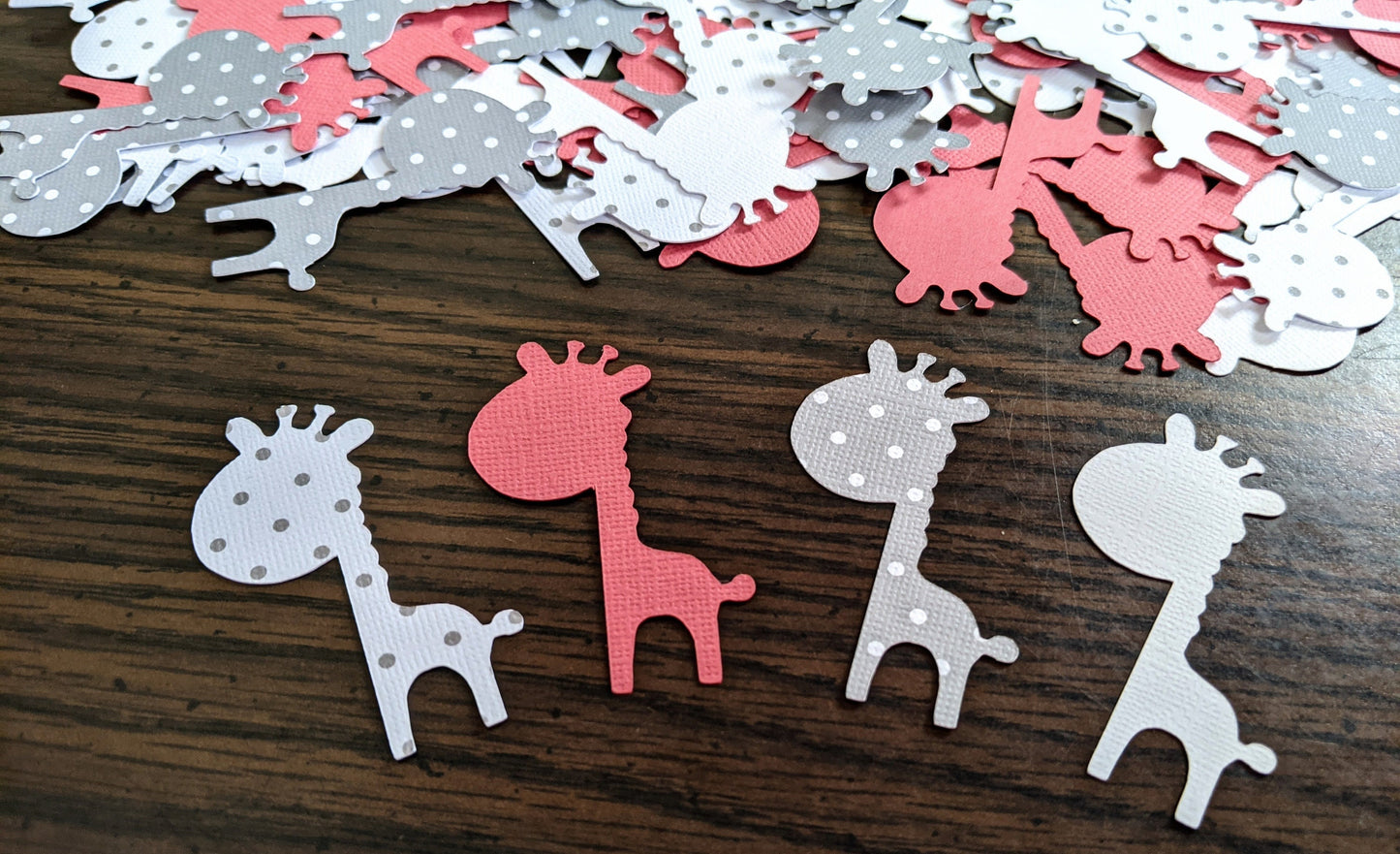 Textured Giraffe Confetti- Party Decor