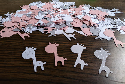 Textured Paper Giraffe Confetti- Party Decor