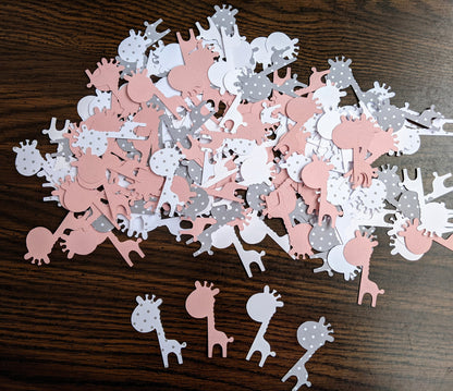 Textured Paper Giraffe Confetti- Party Decor