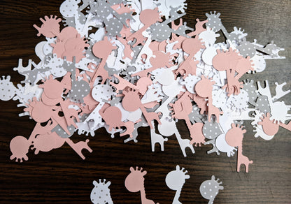 Textured Paper Giraffe Confetti- Party Decor