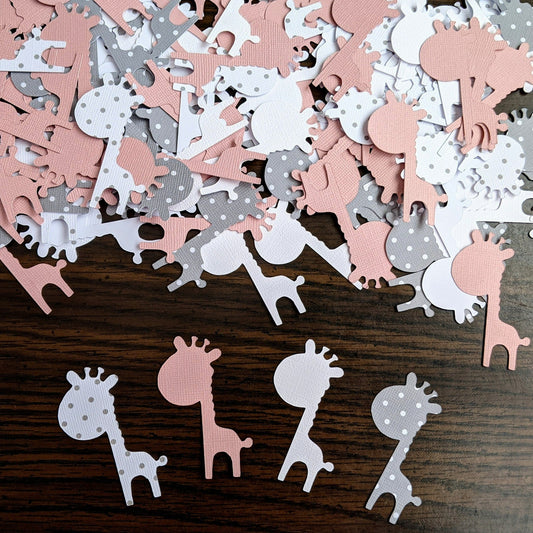 Textured Paper Giraffe Confetti- Party Decor