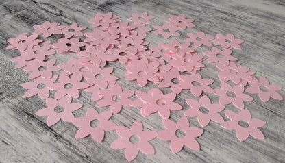 Pink Flower Baby Shower Confetti- Table Scatter