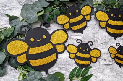 Set of 6 Large Bee Party Decor #2302