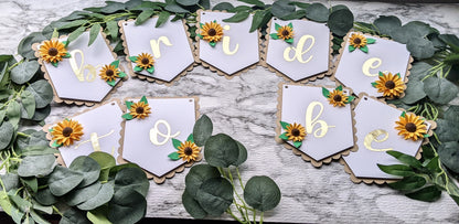 Bride-to-Be Sunflower Wedding Banner- All Purpose Banner