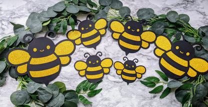 Set of 6 Large Bee Party Decor #2302