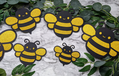 Set of 6 Large Bee Party Decor #2302