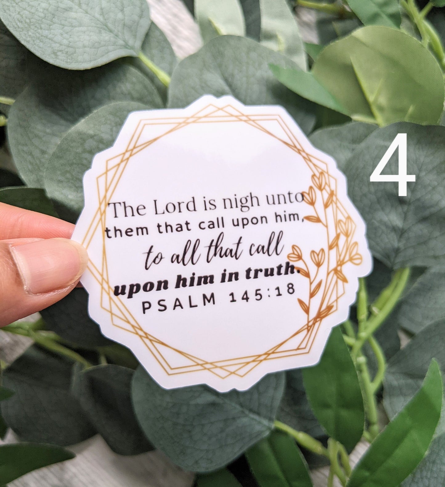 Scripture Vinyl Stickers- Laptop Stickers- All Purpose