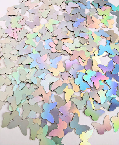 Holographic Foil Butterfly Confetti- Party Decor