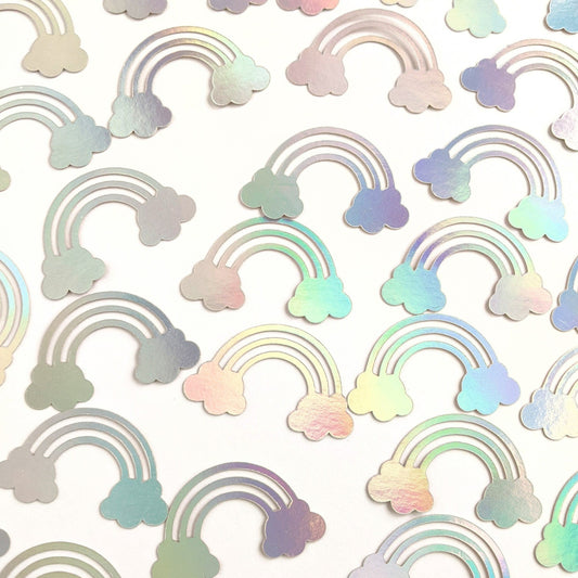 Holographic Rainbow Confetti- Craft Paper