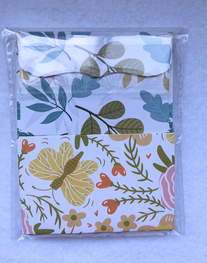 Assorted Floral Mini Envelopes-Mini Cards-Note Cards