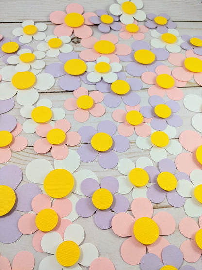 Groovy Flower Confetti- Party Decor