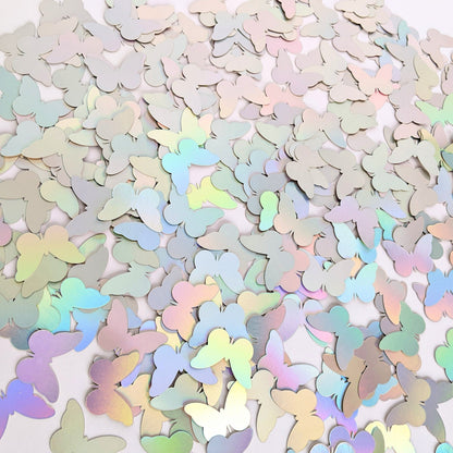 Holographic Foil Butterfly Confetti- Party Decor